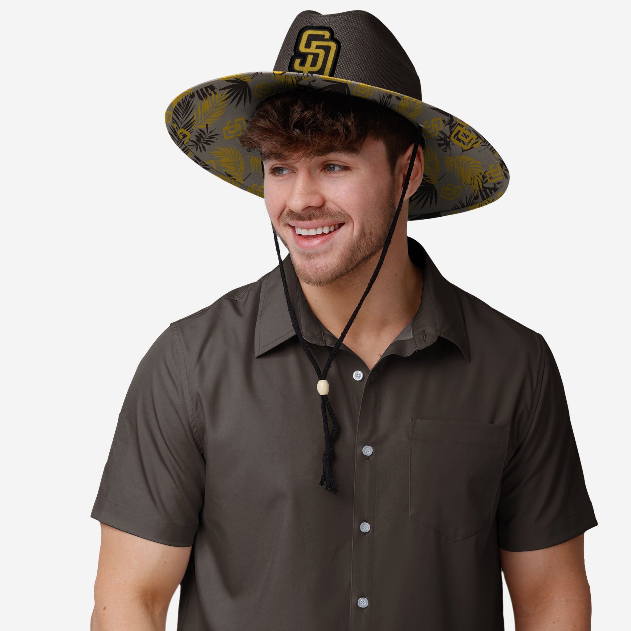 San Diego Padres MLB Floral Straw Hat