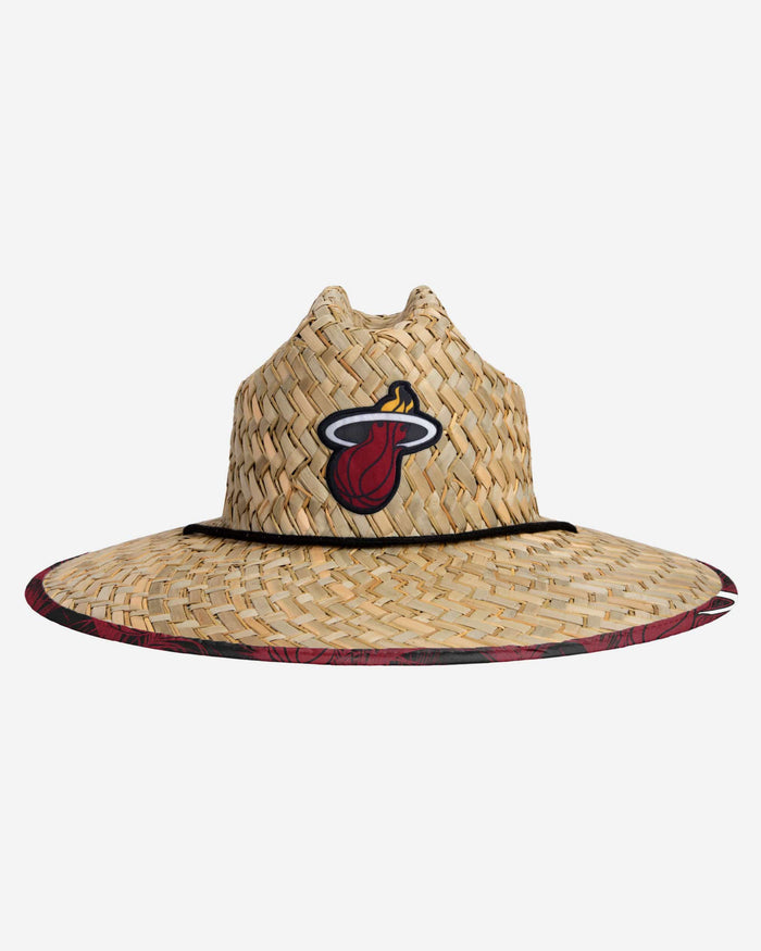 Miami Heat Floral Straw Hat FOCO - FOCO.com