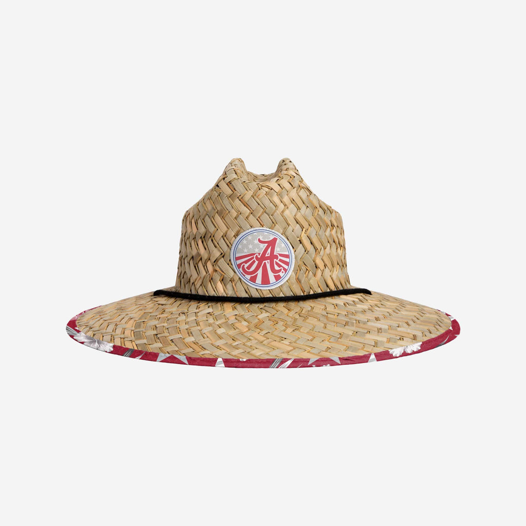 Alabama Crimson Tide Americana Straw Hat FOCO - FOCO.com
