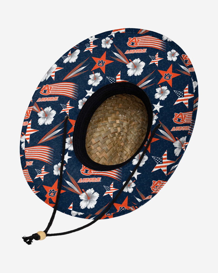 Auburn Tigers Americana Straw Hat FOCO - FOCO.com