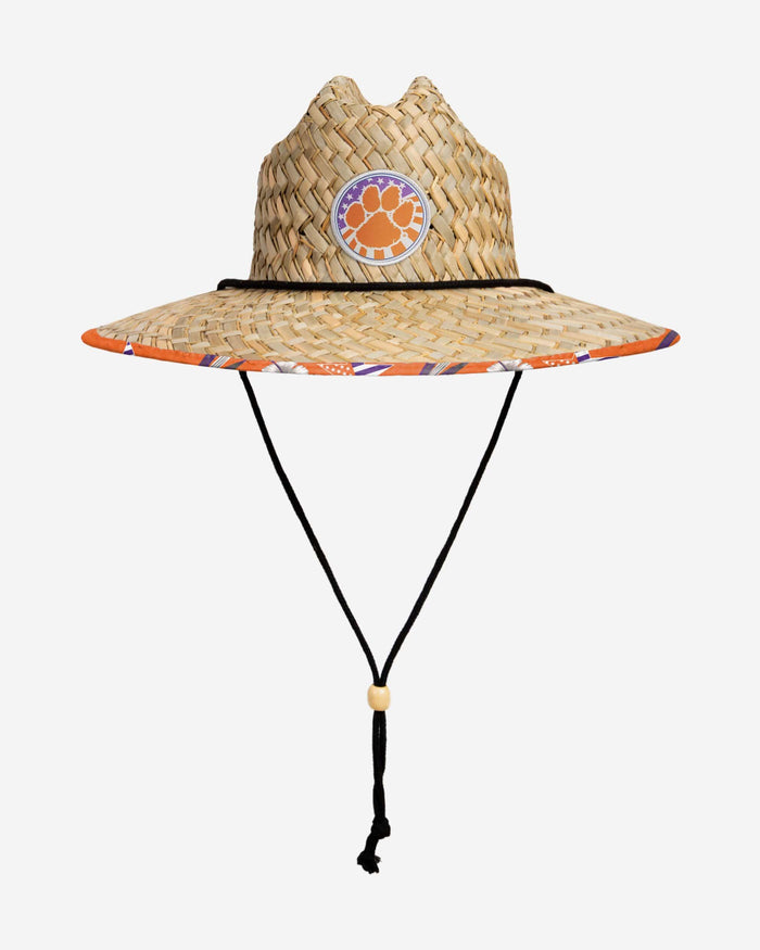 Clemson Tigers Americana Straw Hat FOCO - FOCO.com
