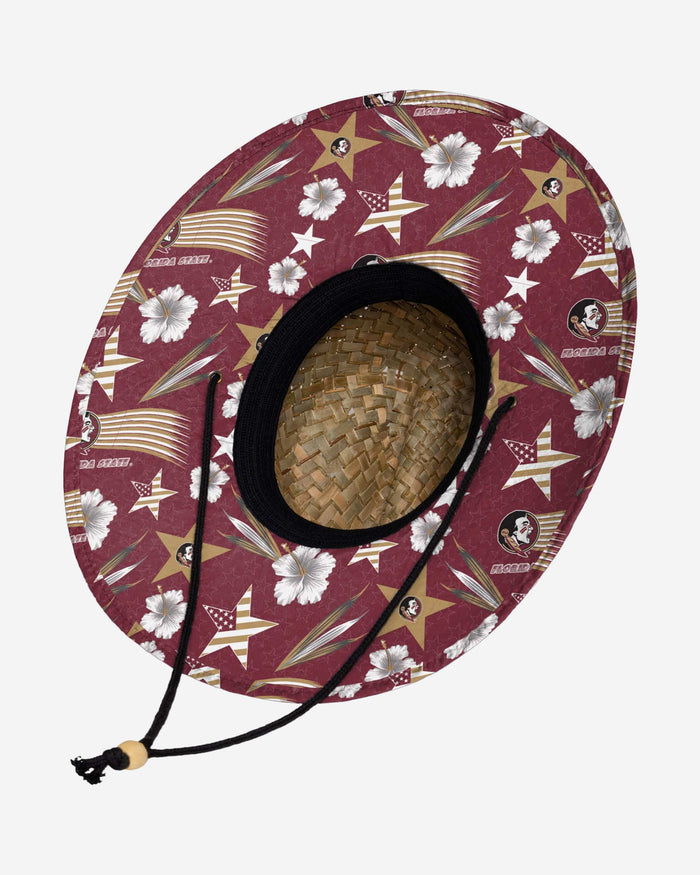 Florida State Seminoles Americana Straw Hat FOCO - FOCO.com