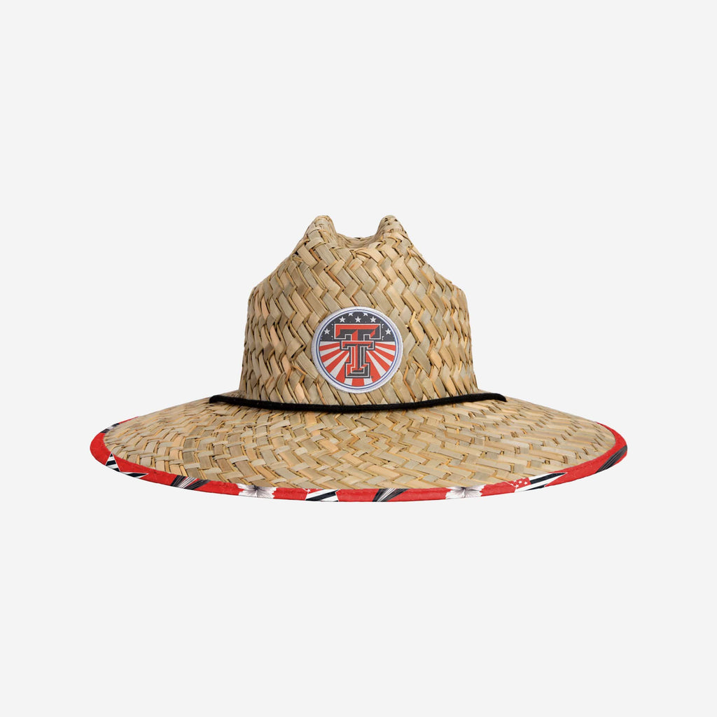 Texas Tech Red Raiders Americana Straw Hat FOCO - FOCO.com