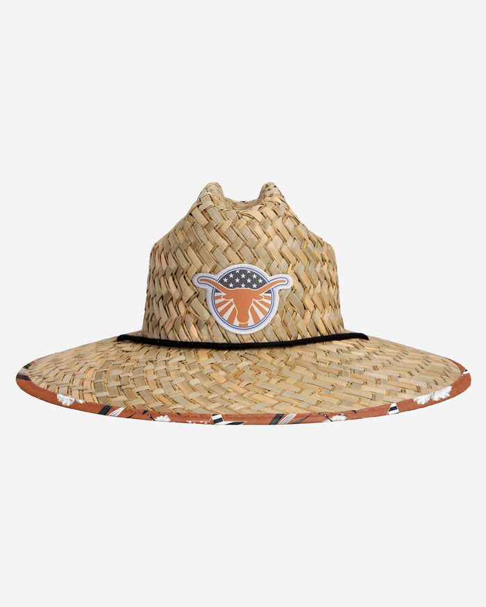 Texas Longhorns Americana Straw Hat FOCO - FOCO.com