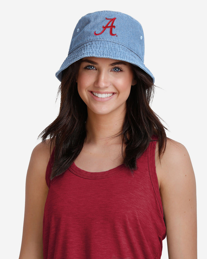 Alabama Crimson Tide Denim Bucket Hat FOCO - FOCO.com