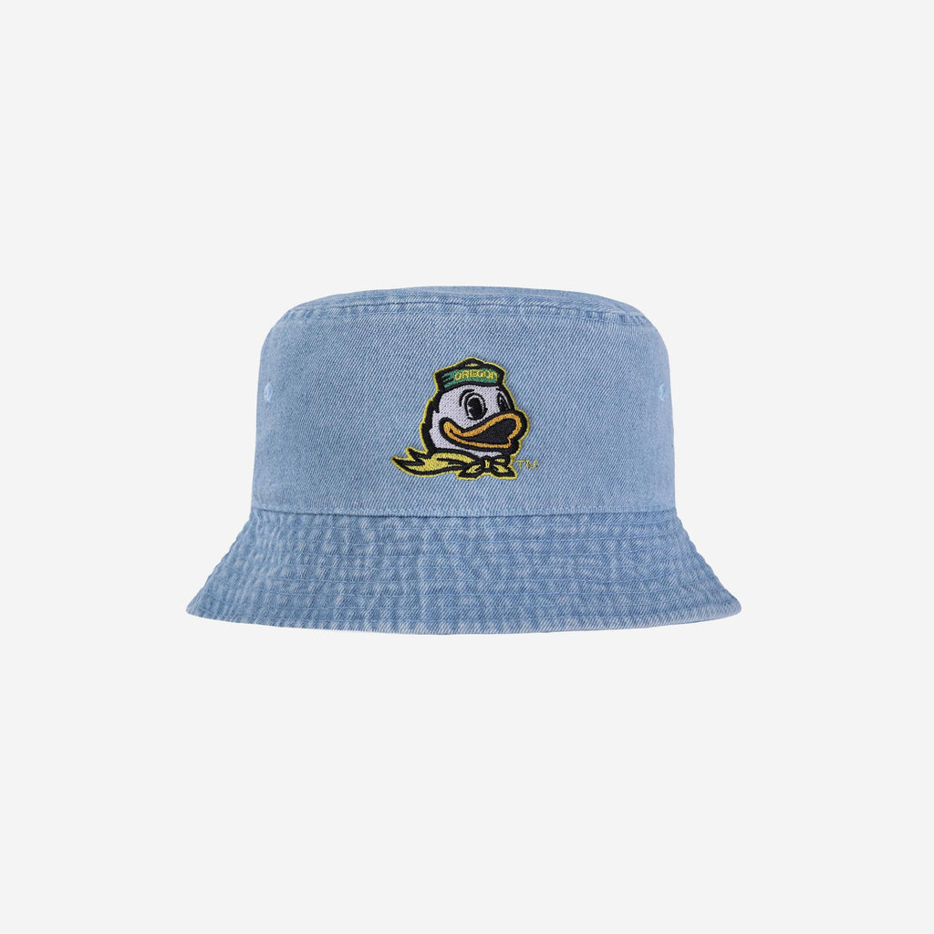 Oregon Ducks Denim Bucket Hat FOCO - FOCO.com