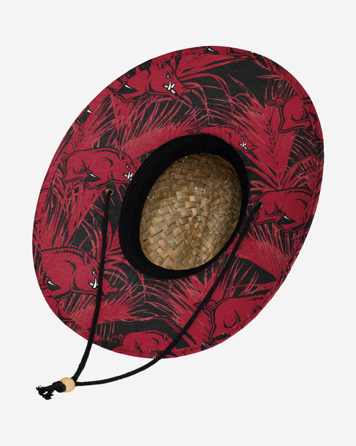 Straw Hat Razorback Arkansas Razorbacks Floral Straw Hat FOCO