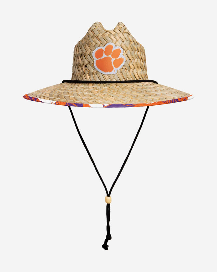 Clemson Tigers Floral Straw Hat FOCO - FOCO.com