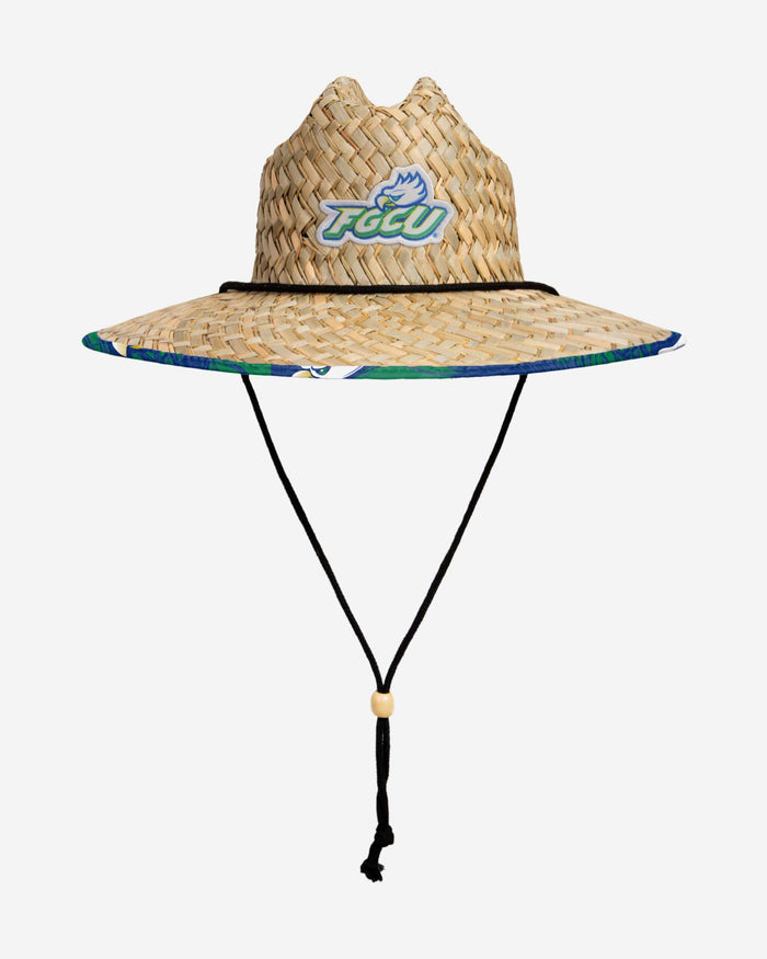 Florida Gulf Coast Eagles Floral Straw Hat FOCO - FOCO.com