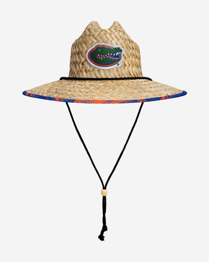 Florida Gators NCAA Floral Straw Hat, OSFA