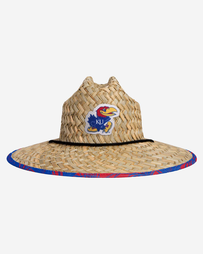 Kansas Jayhawks Floral Straw Hat FOCO - FOCO.com