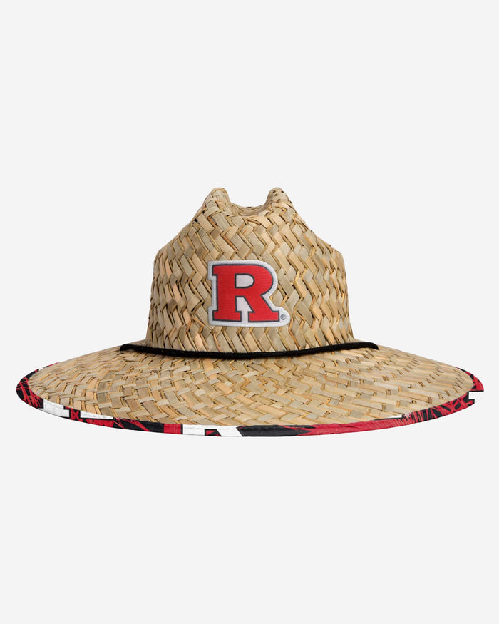 Rutgers Scarlet Knights Floral Straw Hat FOCO - FOCO.com