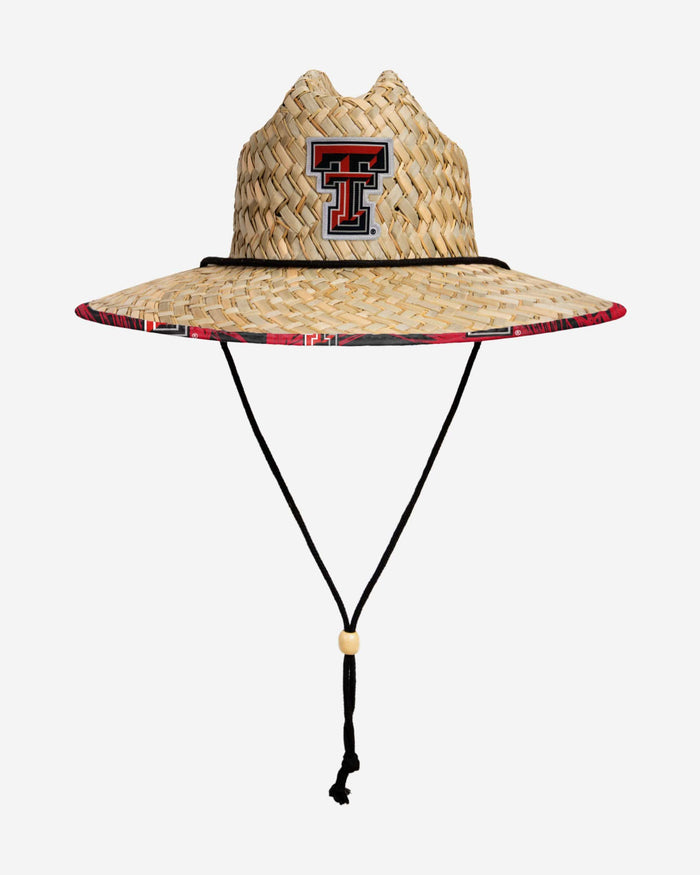 Texas Tech Red Raiders Floral Straw Hat FOCO - FOCO.com