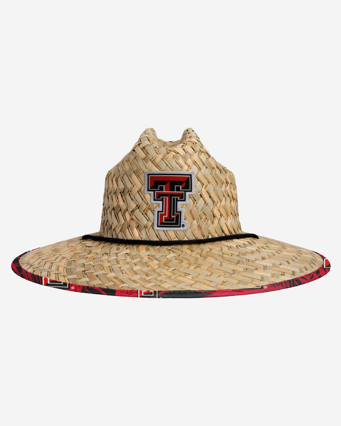 Texas Tech Red Raiders Floral Straw Hat FOCO - FOCO.com