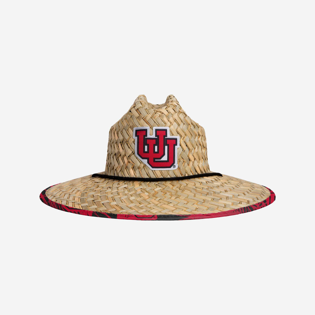 Utah Utes Floral Straw Hat FOCO - FOCO.com