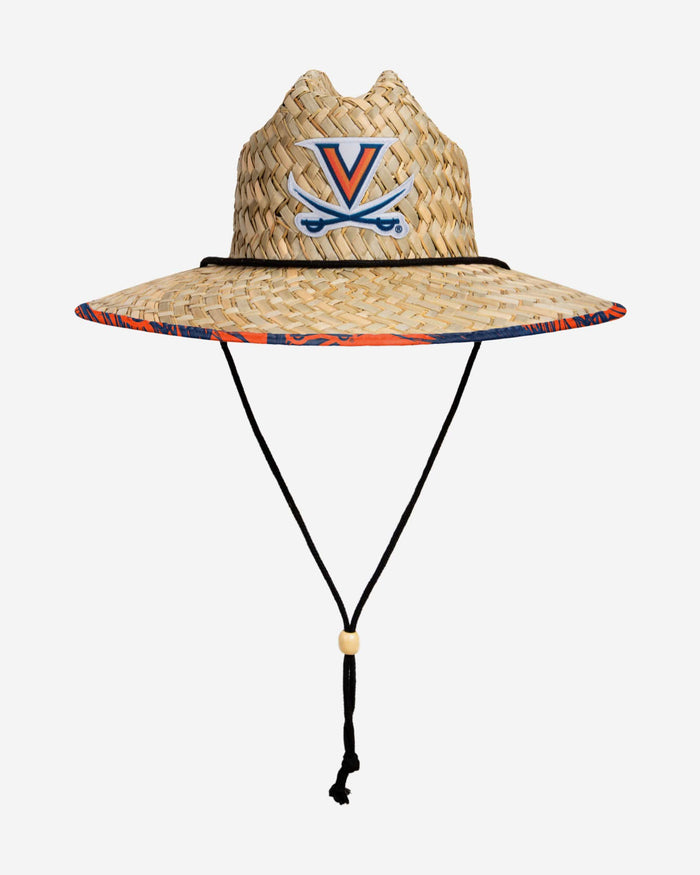 Virginia Cavaliers Floral Straw Hat FOCO - FOCO.com