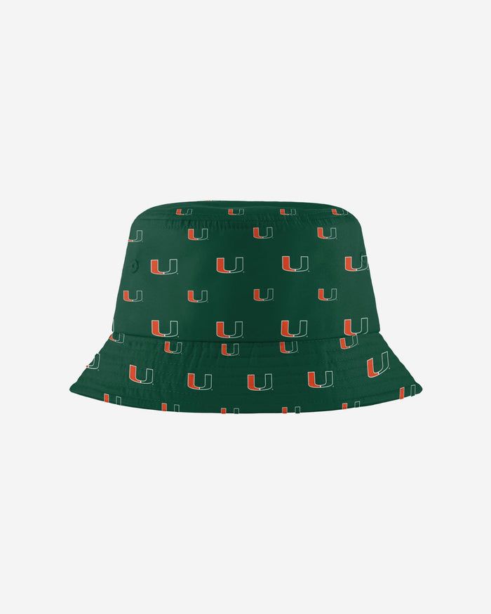 Miami Hurricanes Mini Print Bucket Hat FOCO - FOCO.com