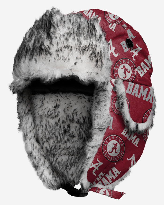 Alabama Crimson Tide NCAA Repeat Print Trapper Hat FOCO - FOCO.com