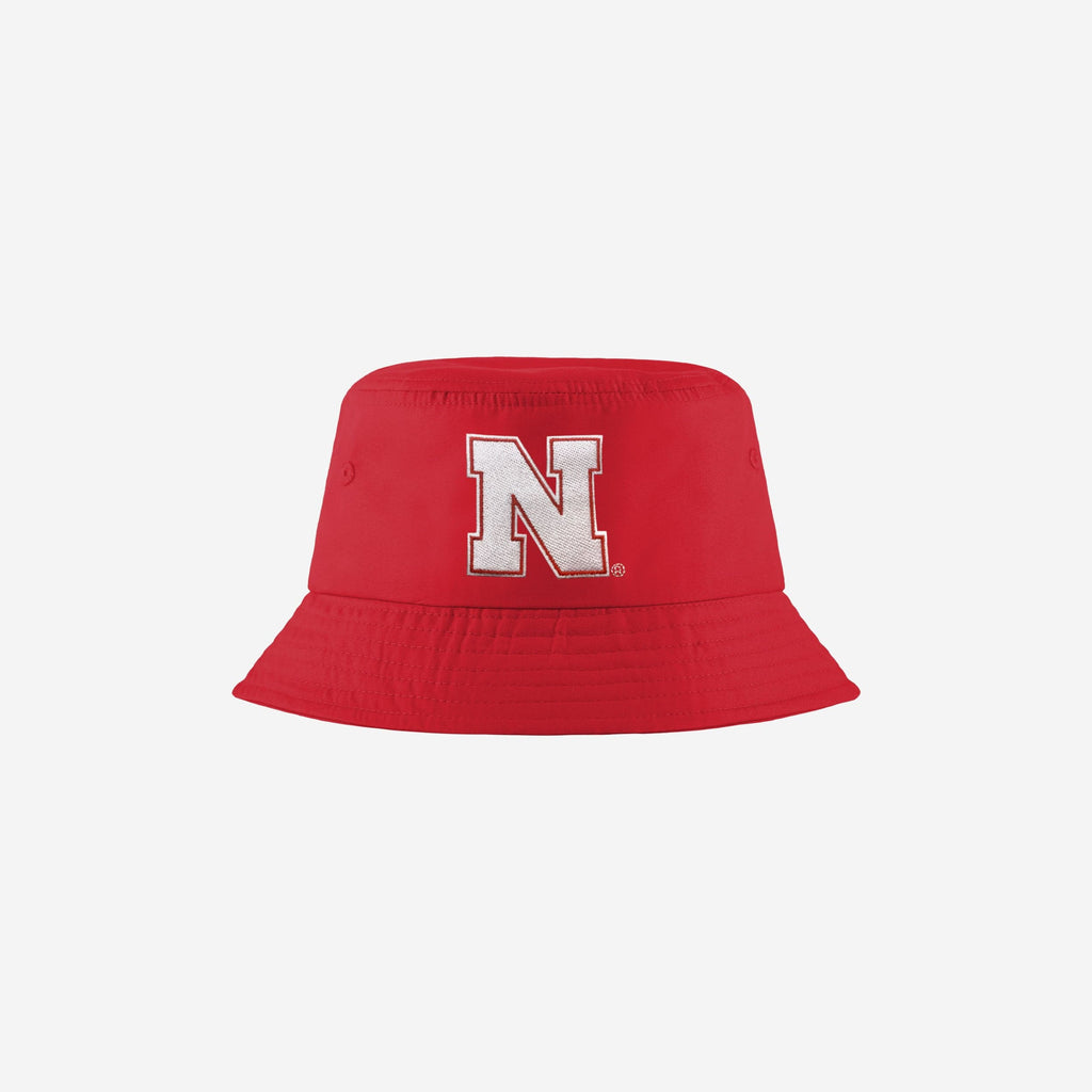 Nebraska Cornhuskers Solid Bucket Hat FOCO - FOCO.com