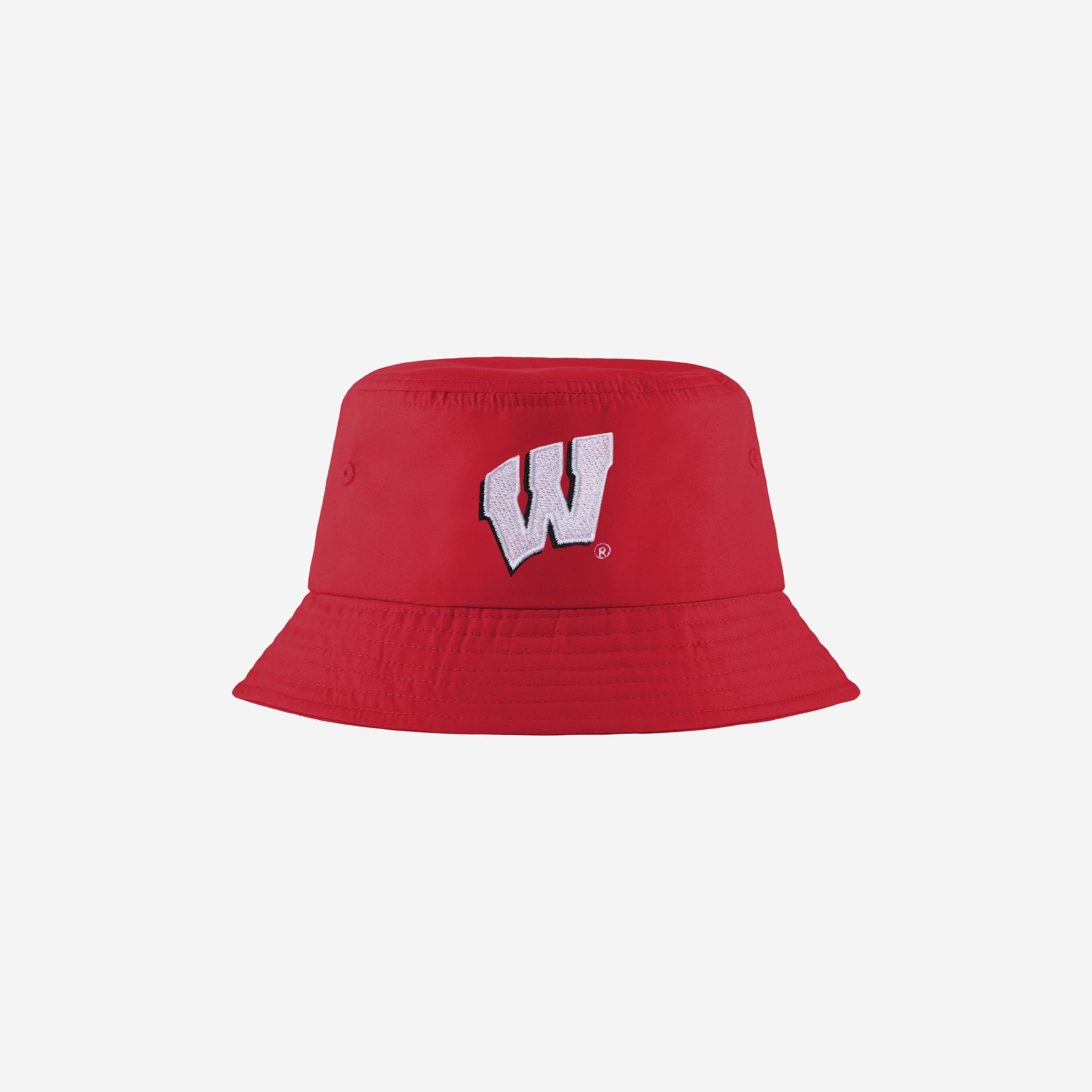 Wisconsin Badgers Team Stripe Bucket Hat FOCO