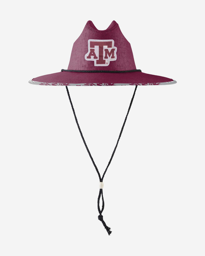 Texas A&M Aggies Team Color Straw Hat FOCO - FOCO.com