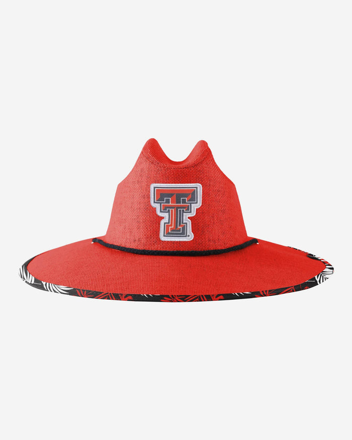 Texas Tech Red Raiders Team Color Straw Hat FOCO - FOCO.com