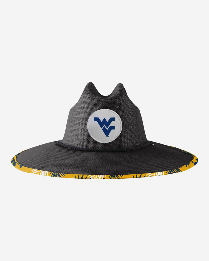 West Virginia Mountaineers Team Color Straw Hat FOCO - FOCO.com
