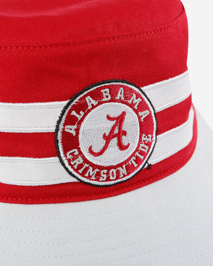 Alabama Crimson Tide Team Stripe Bucket Hat FOCO - FOCO.com