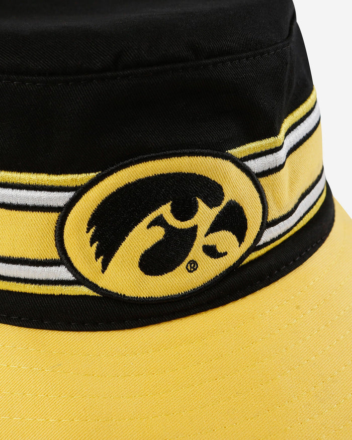 Iowa Hawkeyes Team Stripe Bucket Hat FOCO - FOCO.com