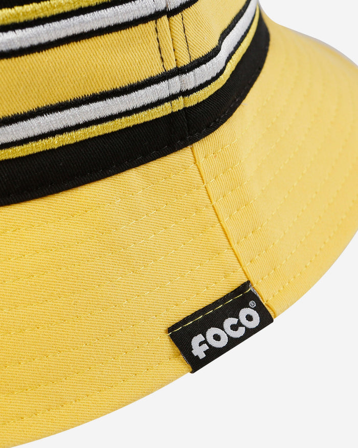 Iowa Hawkeyes Team Stripe Bucket Hat FOCO - FOCO.com