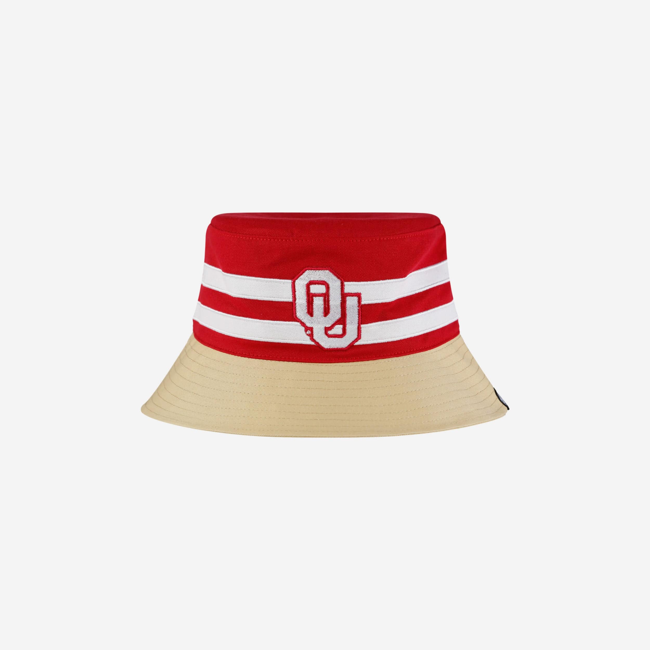 Oklahoma Sooners Team Stripe Bucket Hat FOCO