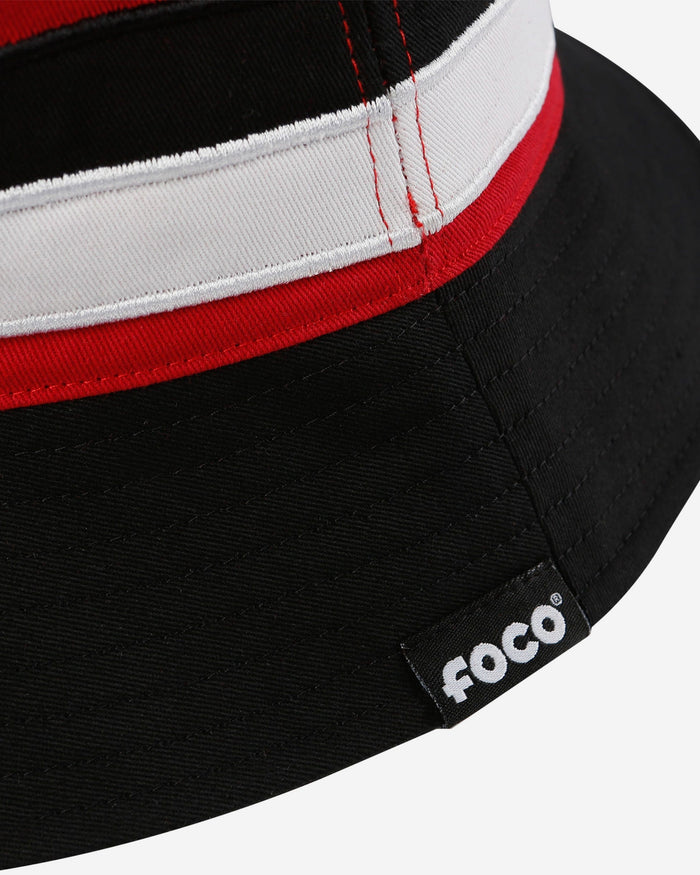 South Carolina Gamecocks Team Stripe Bucket Hat FOCO - FOCO.com