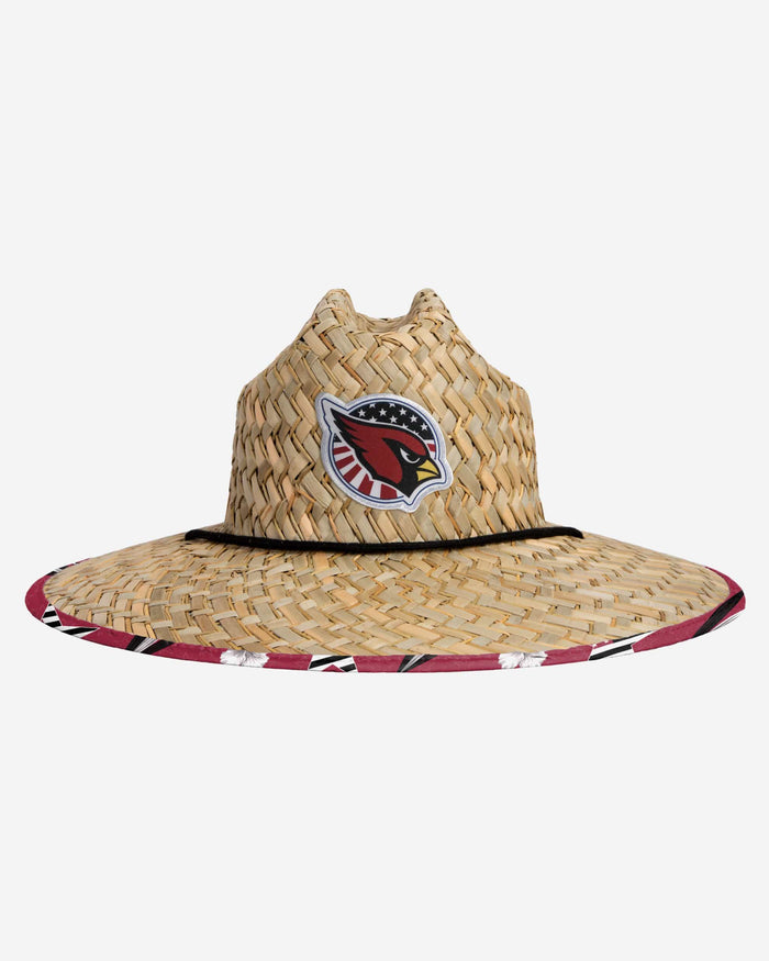 Arizona Cardinals Americana Straw Hat FOCO - FOCO.com