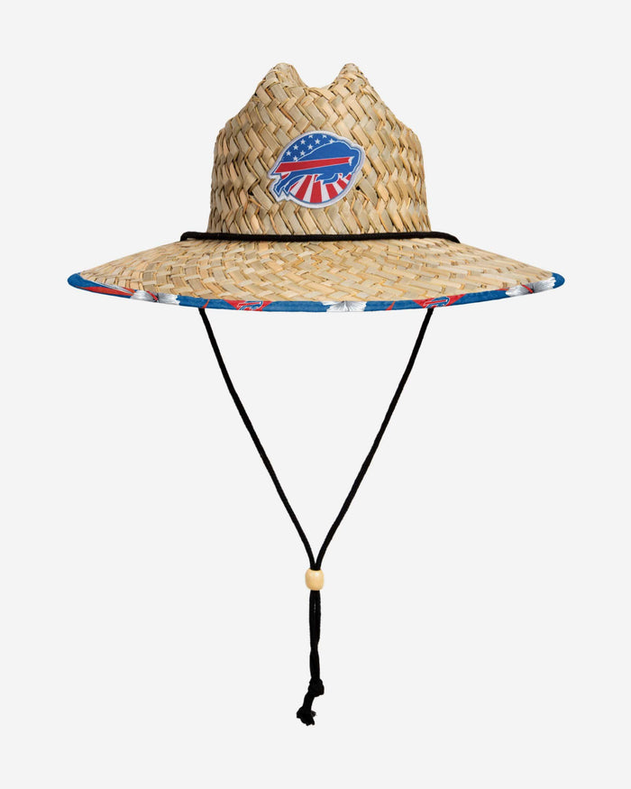 Buffalo Bills Americana Straw Hat FOCO - FOCO.com