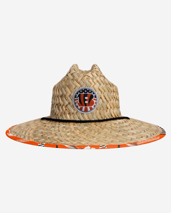 Cincinnati Bengals Americana Straw Hat FOCO - FOCO.com