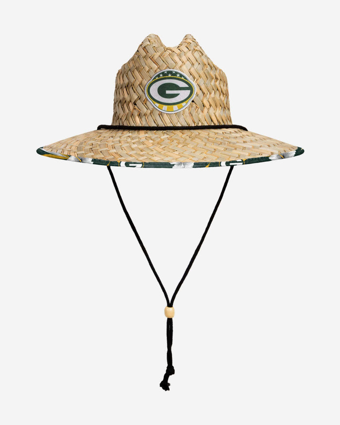 Green Bay Packers Americana Straw Hat FOCO - FOCO.com