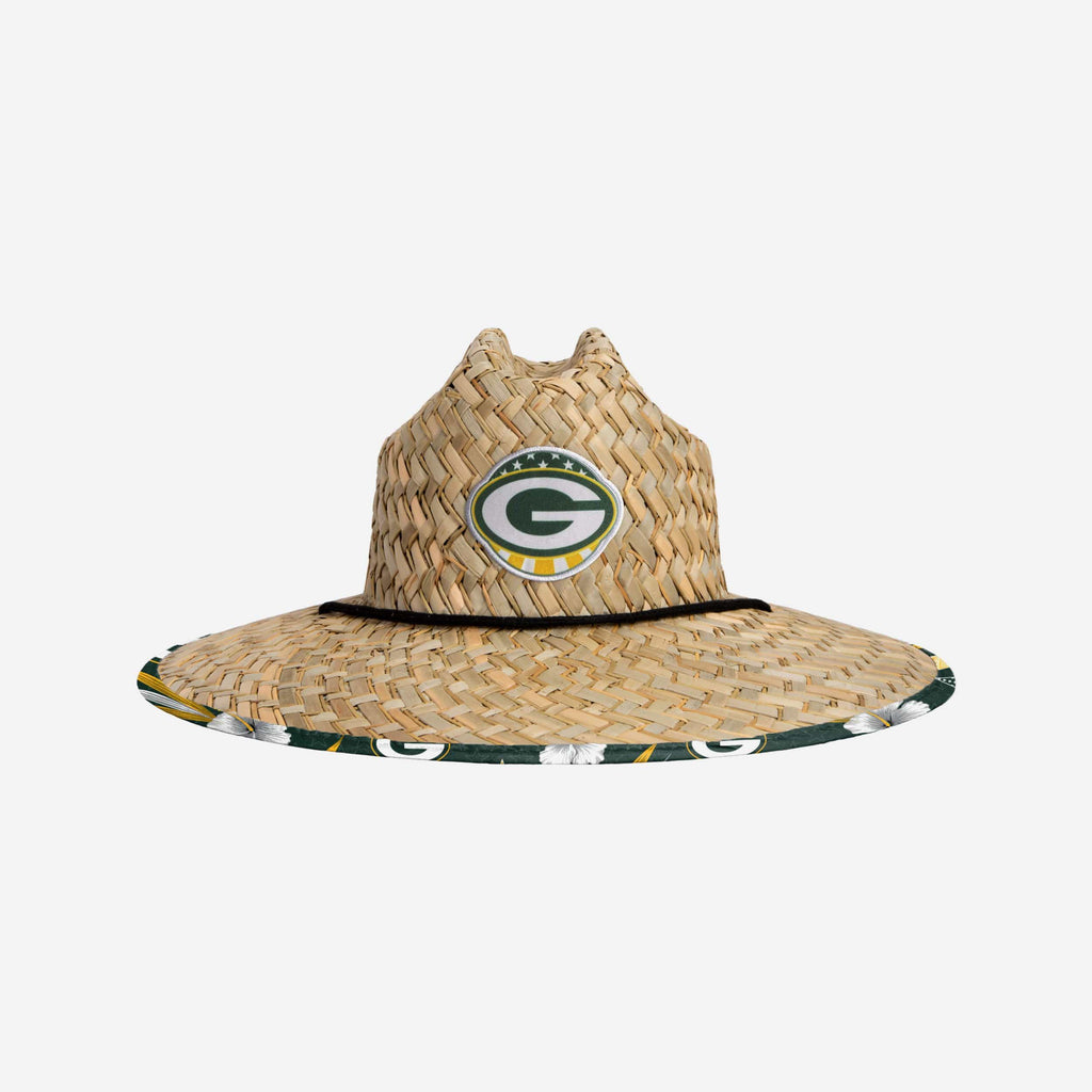 Green Bay Packers Americana Straw Hat FOCO - FOCO.com