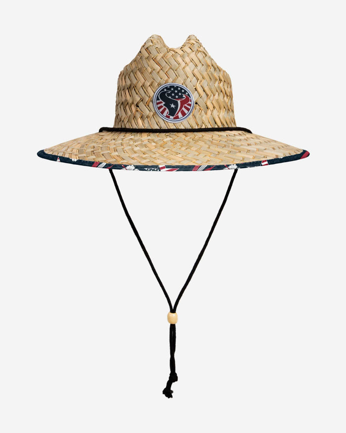 Houston Texans Americana Straw Hat FOCO - FOCO.com
