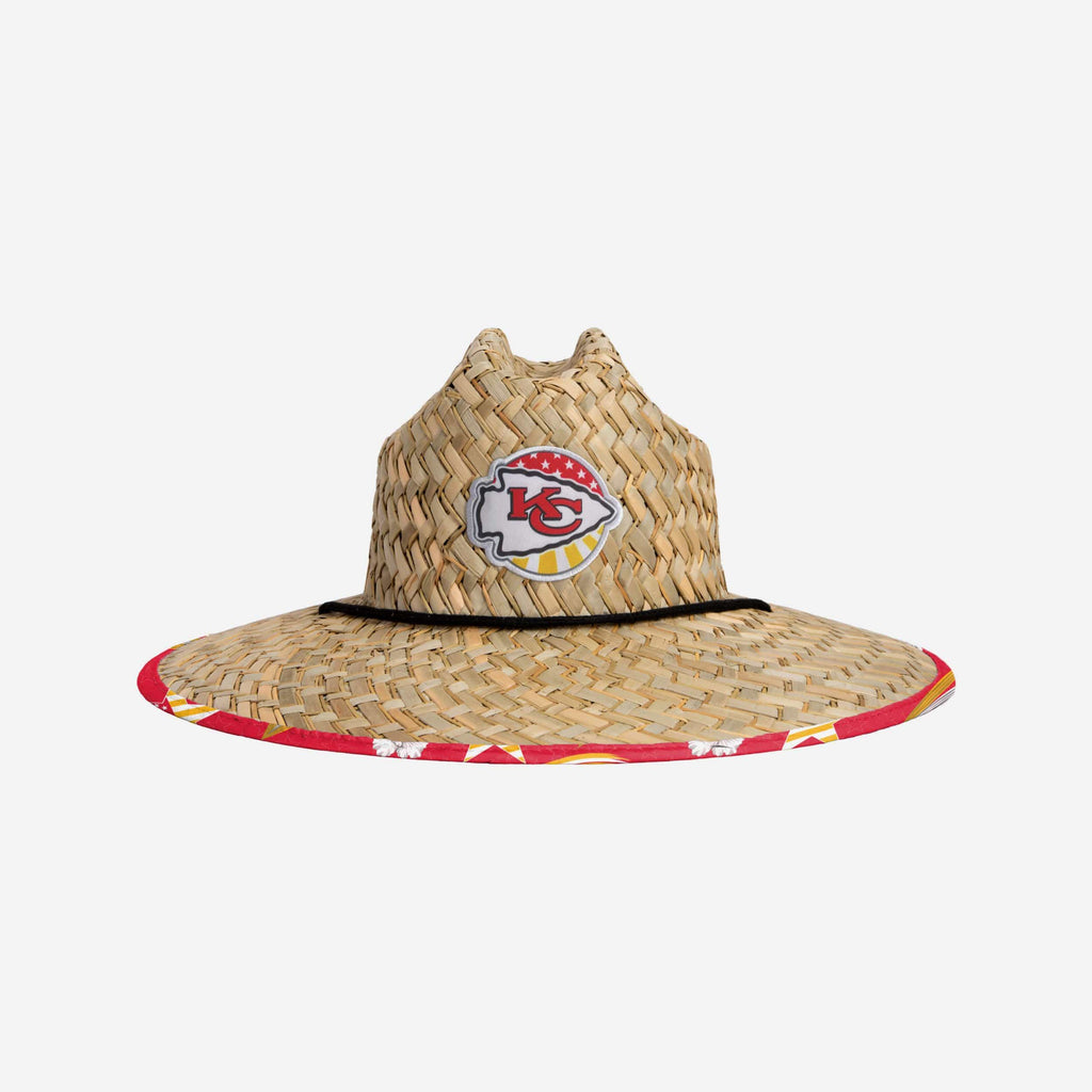 Kansas City Chiefs Americana Straw Hat FOCO - FOCO.com