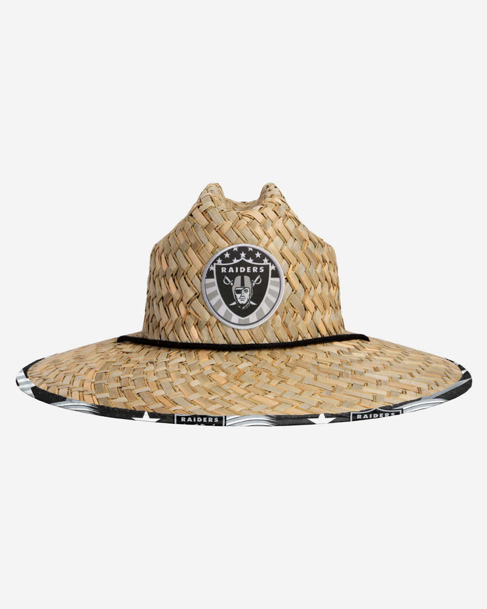 Las Vegas Raiders Americana Straw Hat FOCO