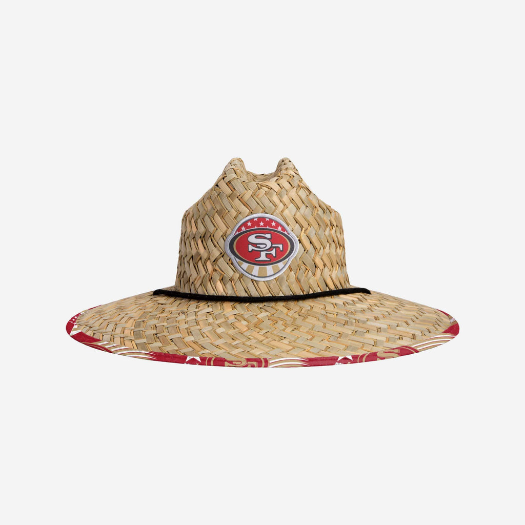 San Francisco 49ers Americana Straw Hat FOCO - FOCO.com