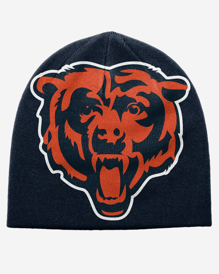 Chicago Bears Big Logo Skullcap Beanie FOCO - FOCO.com