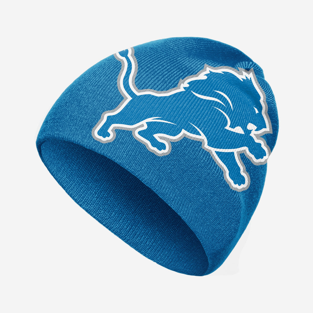 Detroit Lions Big Logo Skullcap Beanie FOCO - FOCO.com