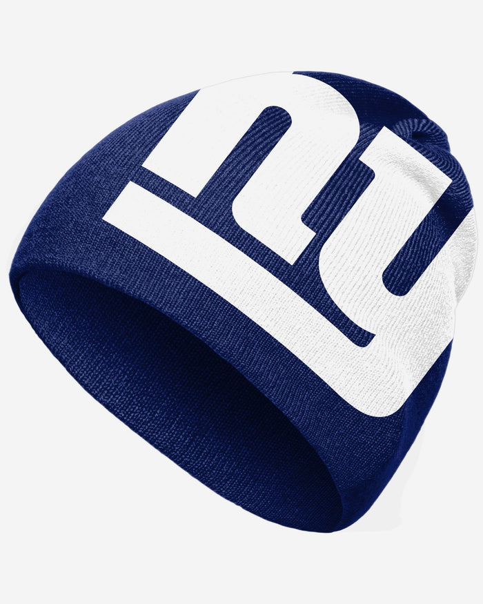 New York Giants Big Logo Skullcap Beanie FOCO - FOCO.com