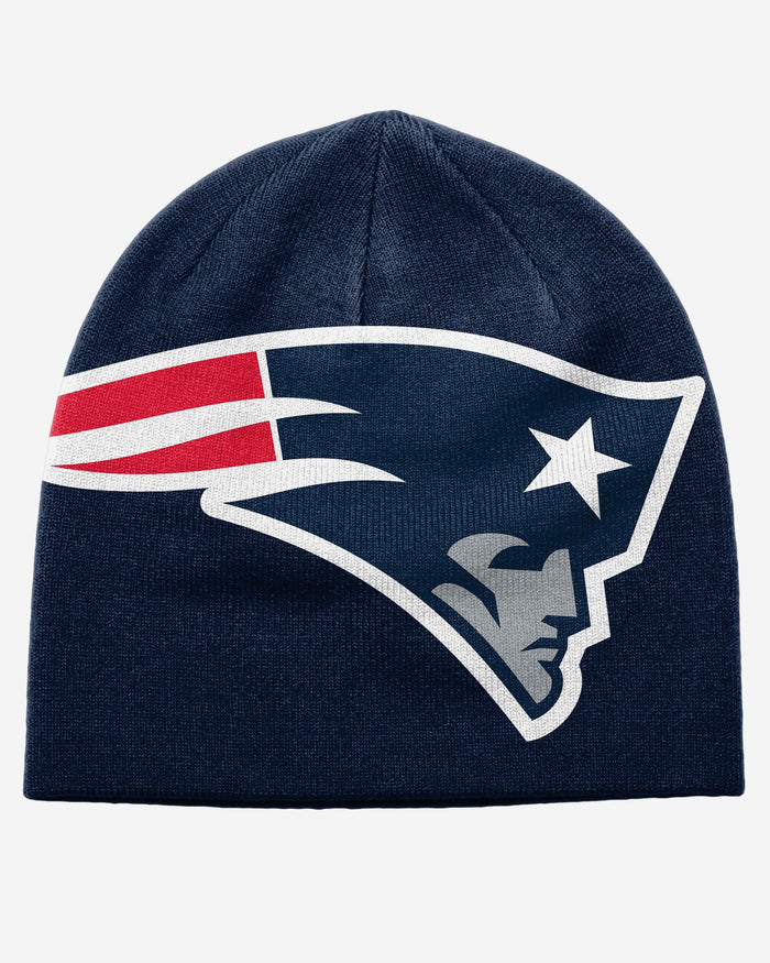 New England Patriots Big Logo Skullcap Beanie FOCO - FOCO.com