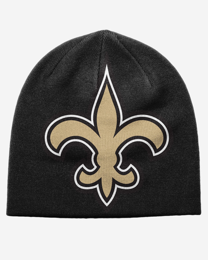 New Orleans Saints Big Logo Skullcap Beanie FOCO - FOCO.com