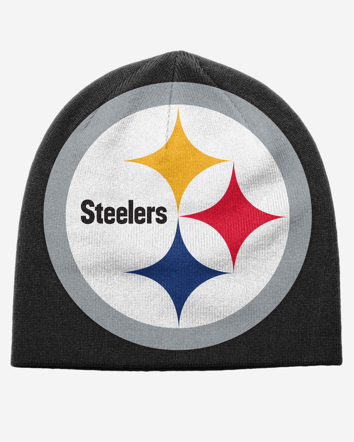 Pittsburgh Steelers Big Logo Skullcap Beanie FOCO - FOCO.com