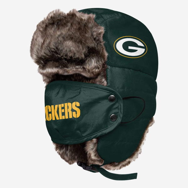 green bay packers trapper hat