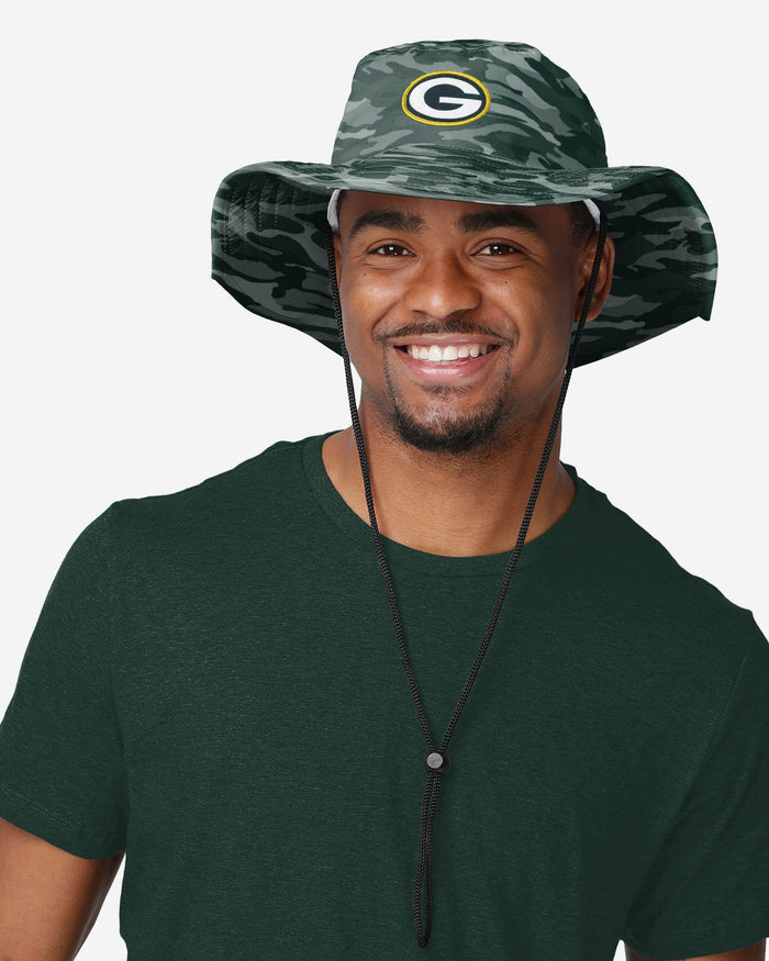Green Bay Packers Camo Boonie Hat FOCO - FOCO.com