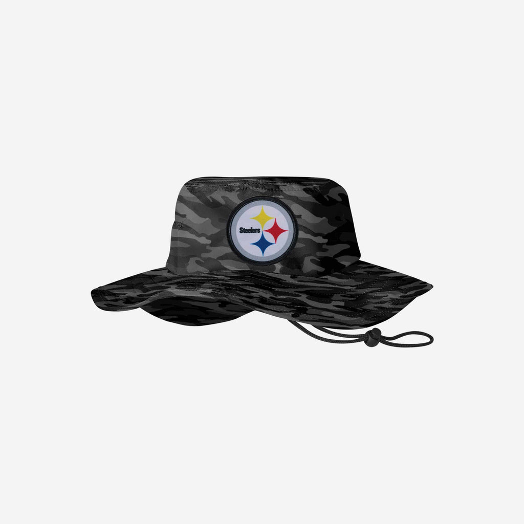 Pittsburgh Steelers Camo Boonie Hat FOCO - FOCO.com